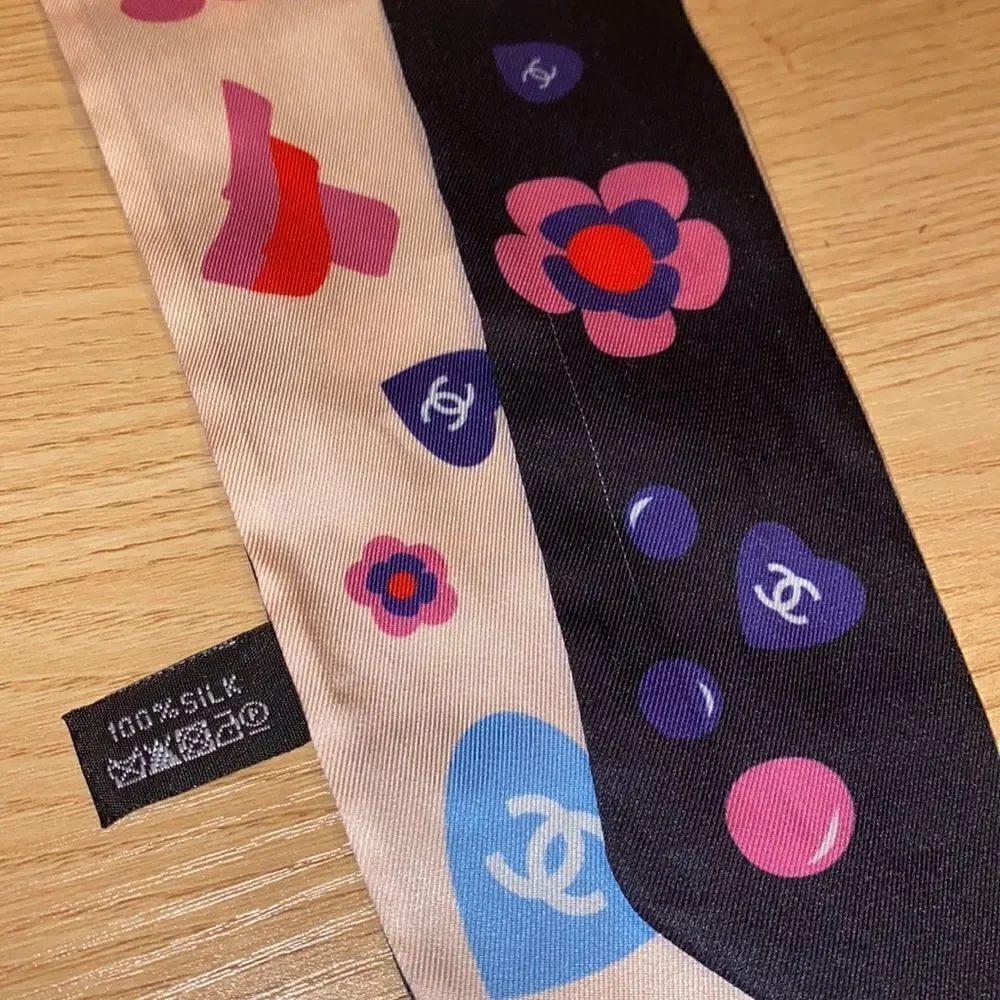 NWT Chanel 20B Slim Bandeau Silk Twill Nordstrom $850
